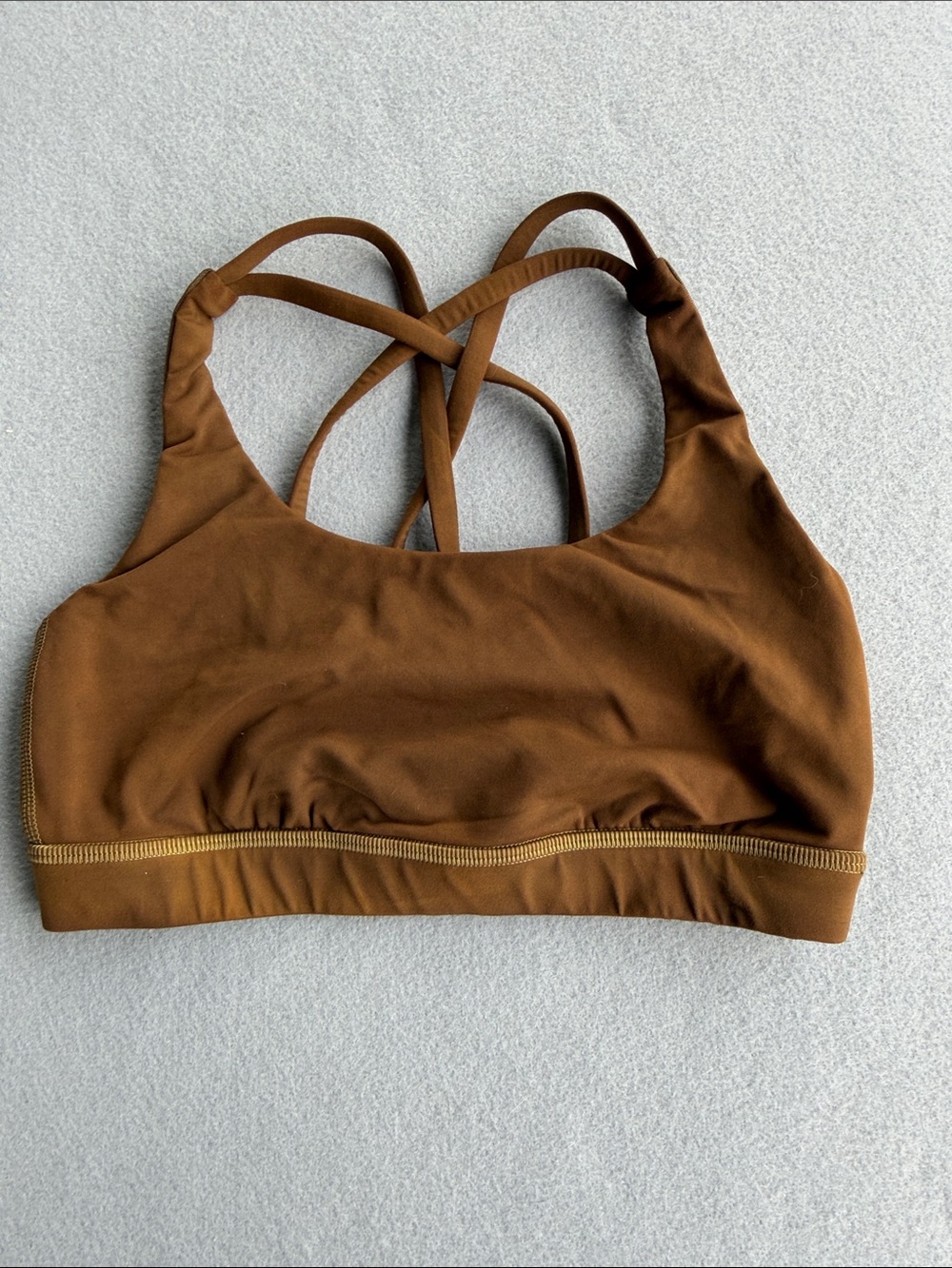 Lululemon Brown Strappy Sports Bralette